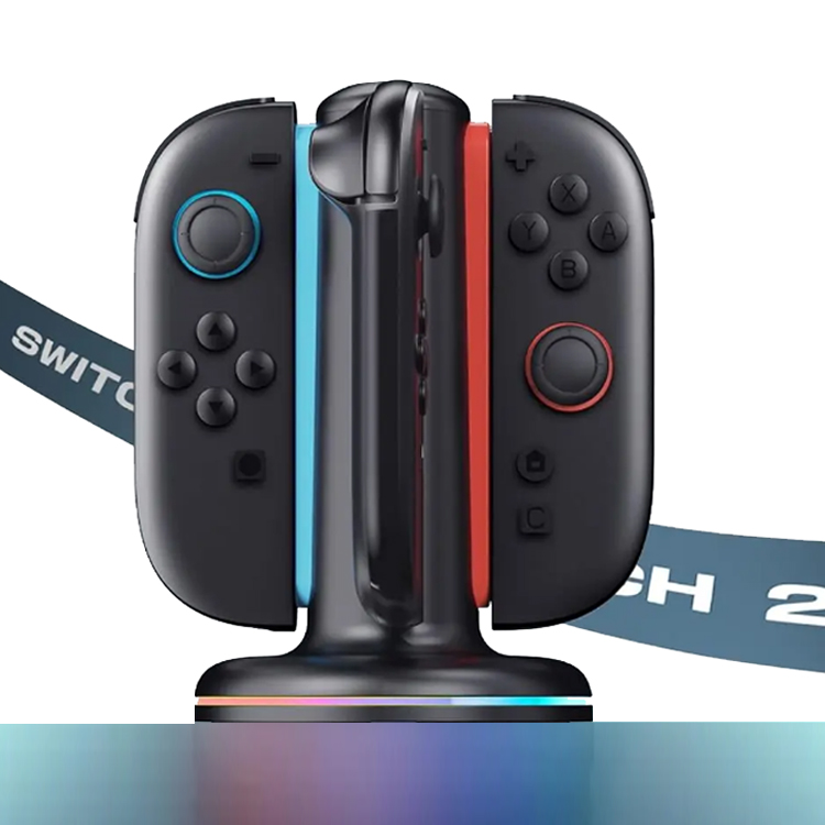 Switch2用 4in1充電ステーション Joy-con充電スタンド Joy-con4