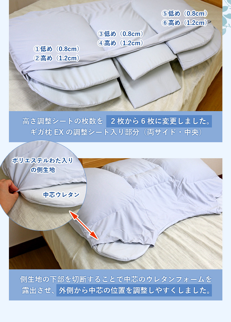 枕 昭和西川 送料無料 昭和西川 GIGA MAKURA ギガ枕 EX (GI-10000) 約 
