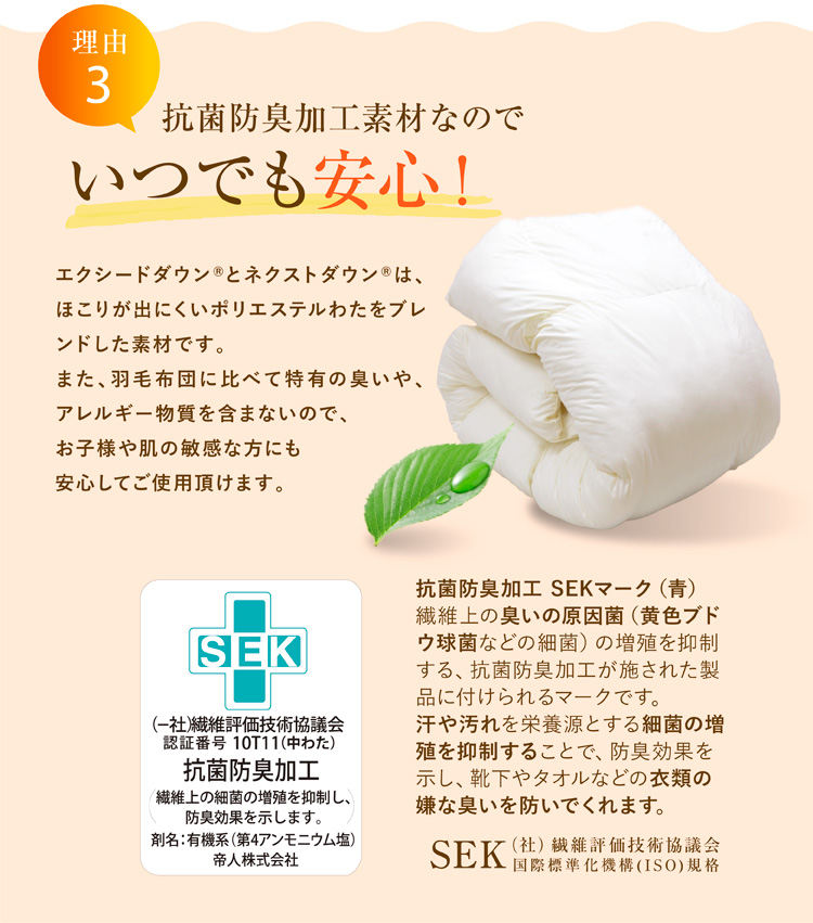 昭和西川 掛け布団 抗菌防臭 洗える 合繊掛けふとん SL シングル