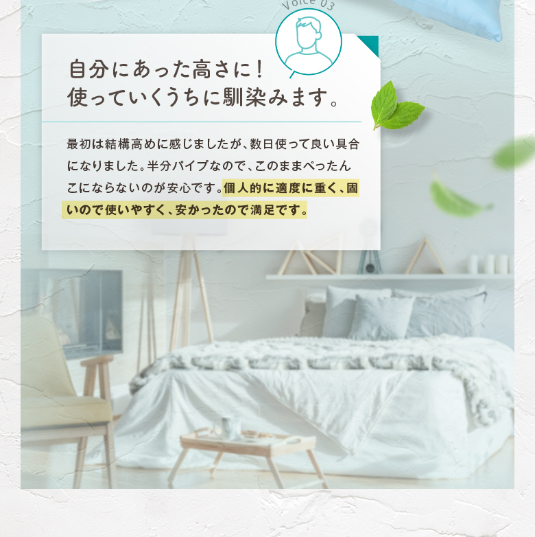 鈴屋 羽根パイプ枕 43×63cm 小さくっ