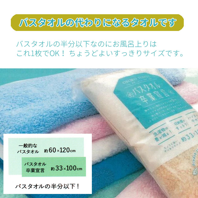 コンパクトバスタオル