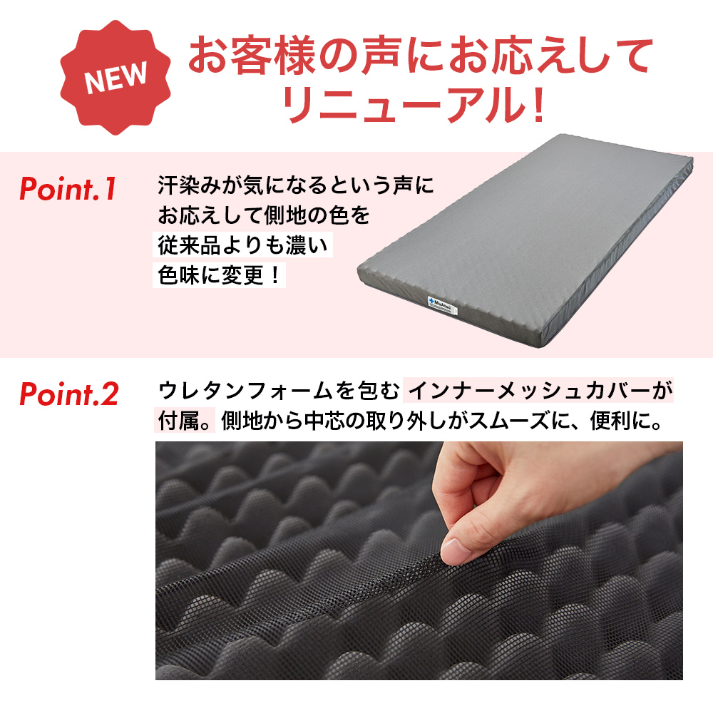 西川　ムアツ布団　ダブル　ベーシック　スタンダードSp-2 muatsu sleep spa「04ムアツ「スリープ スパ」ふとん（BASIC