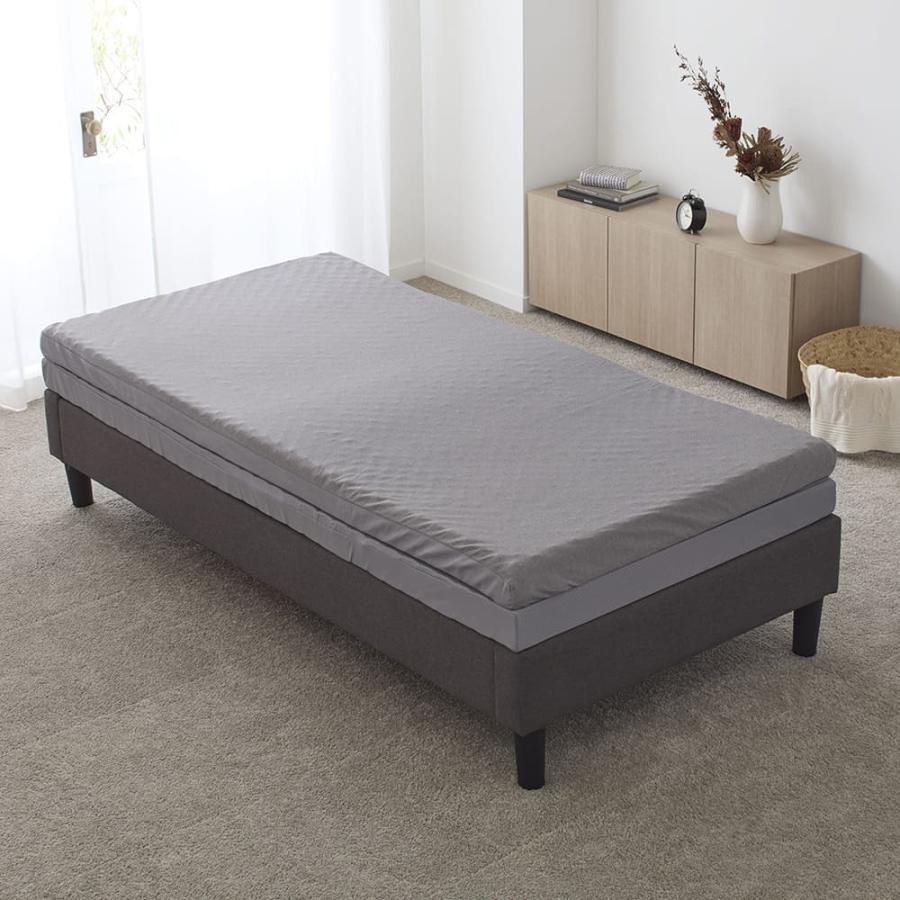 ★新品★[昭和西川]ムアツ ベースマットレス セミダブル ムアツ ベースマット ムアツ補助マット セミダブル 9×120×195cm 昭和