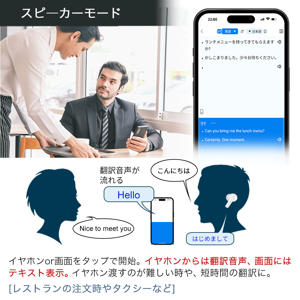 【48時間限定 10%OFFクーポン配布中】翻訳機 イヤホン オンライン ウーアスク Wooask M3 翻訳 通訳 同時通訳 音声翻訳機 AI 旅行用 翻訳 ワイヤレス |  | 11