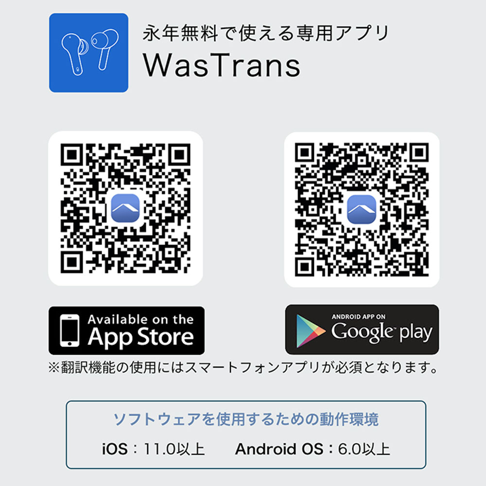 【48時間限定 10%OFFクーポン配布中】翻訳機 イヤホン オンライン ウーアスク Wooask M3 翻訳 通訳 同時通訳 音声翻訳機 AI 旅行用 翻訳 ワイヤレス |  | 14