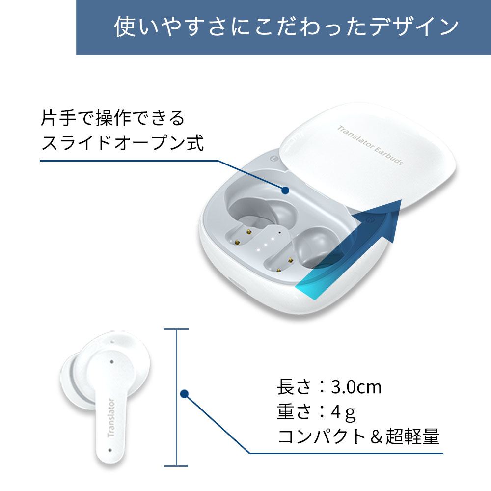 【48時間限定 10%OFFクーポン配布中】翻訳機 イヤホン オンライン ウーアスク Wooask M3 翻訳 通訳 同時通訳 音声翻訳機 AI 旅行用 翻訳 ワイヤレス |  | 17
