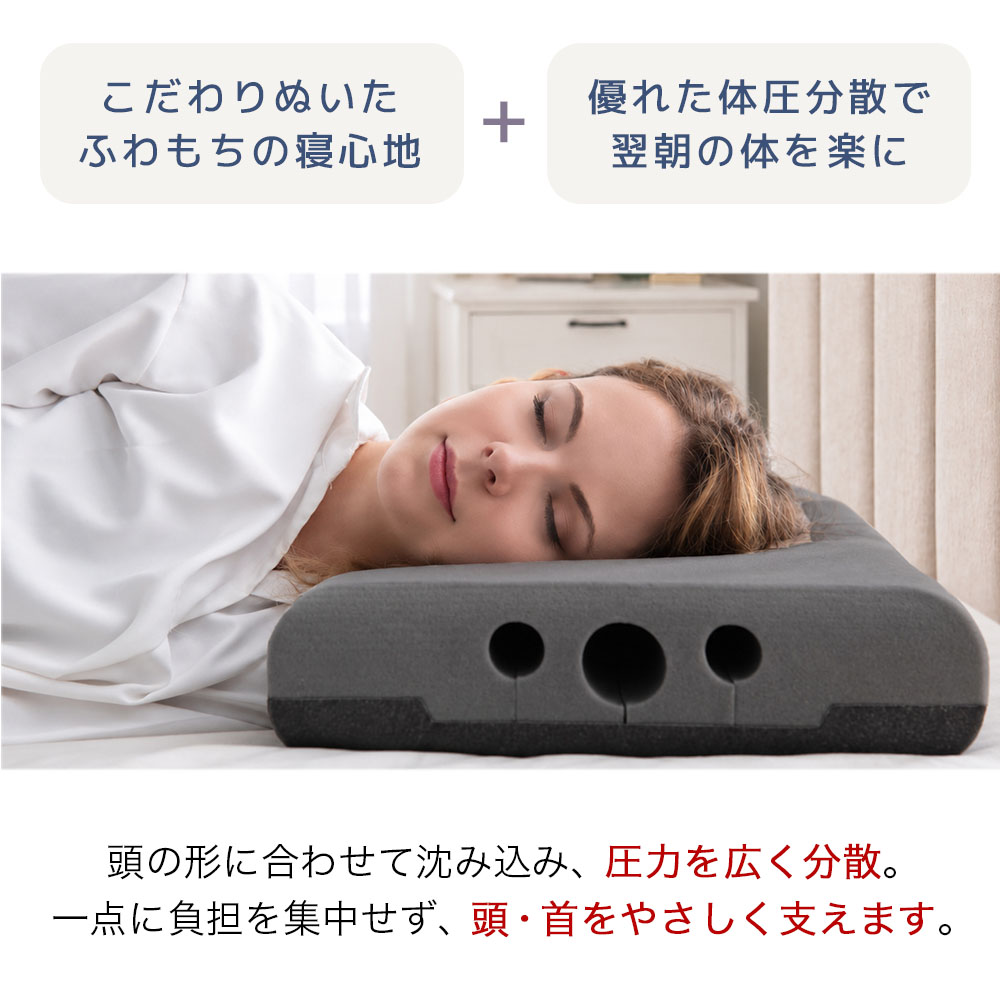 【10日まで 最大2000円OFFクーポン配布中】枕 まくら 肩こり いびき防止 抗菌 防臭 無重力枕 肩 首 ストレートネック 炭眠 すみみん SUMIMIN 横向き 低反発 |  | 09