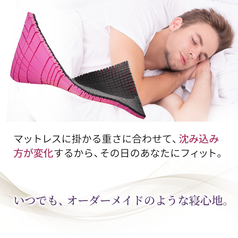 【5のつく日限定 50%OFFクーポン配布中】マットレス セミダブル 折り畳み 無重力 マットレストッパー ザ キューブス The Cubes 厚さ6cm 耐圧分散 快眠マットレス |  | 09