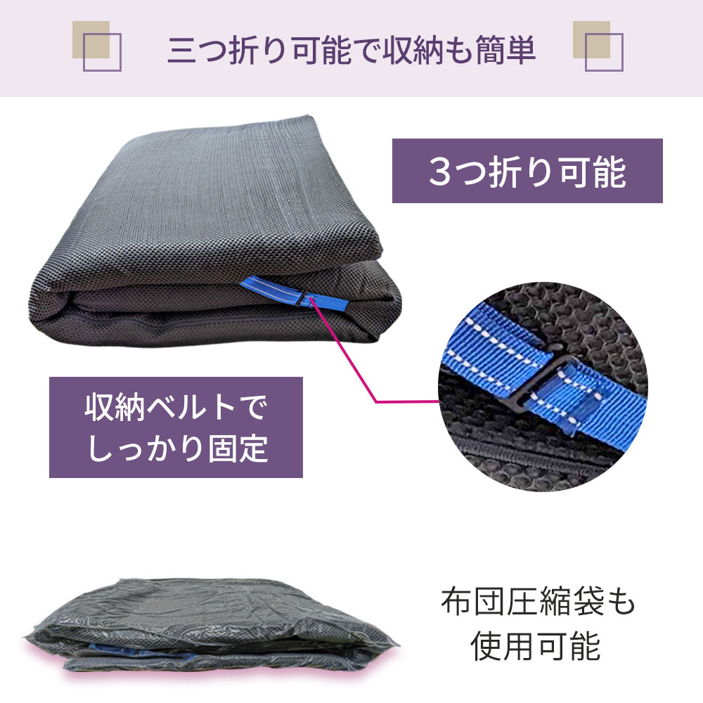 【5のつく日限定 50%OFFクーポン配布中】マットレス セミダブル 折り畳み 無重力 マットレストッパー ザ キューブス The Cubes 厚さ6cm 耐圧分散 快眠マットレス |  | 16