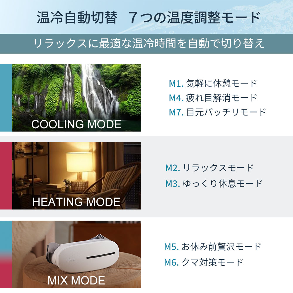 ホット ＆ クール ウォーターアイマスク VISION PLUS ビジョンプラス VP-01 アイマスク マッサージ アイケア 温 冷 |  | 08