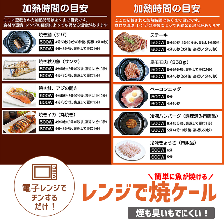 爆買 電子レンジ調理 焼き魚 レンジック レンジで焼き魚 便利グッズ