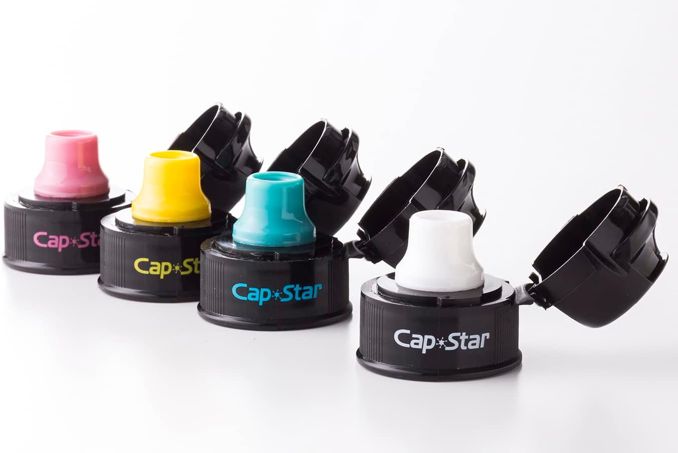 今週の新着アイテム こぼれない ペットボトルキャップ 漏れ防止 4色セット Star Cap ミリタリー