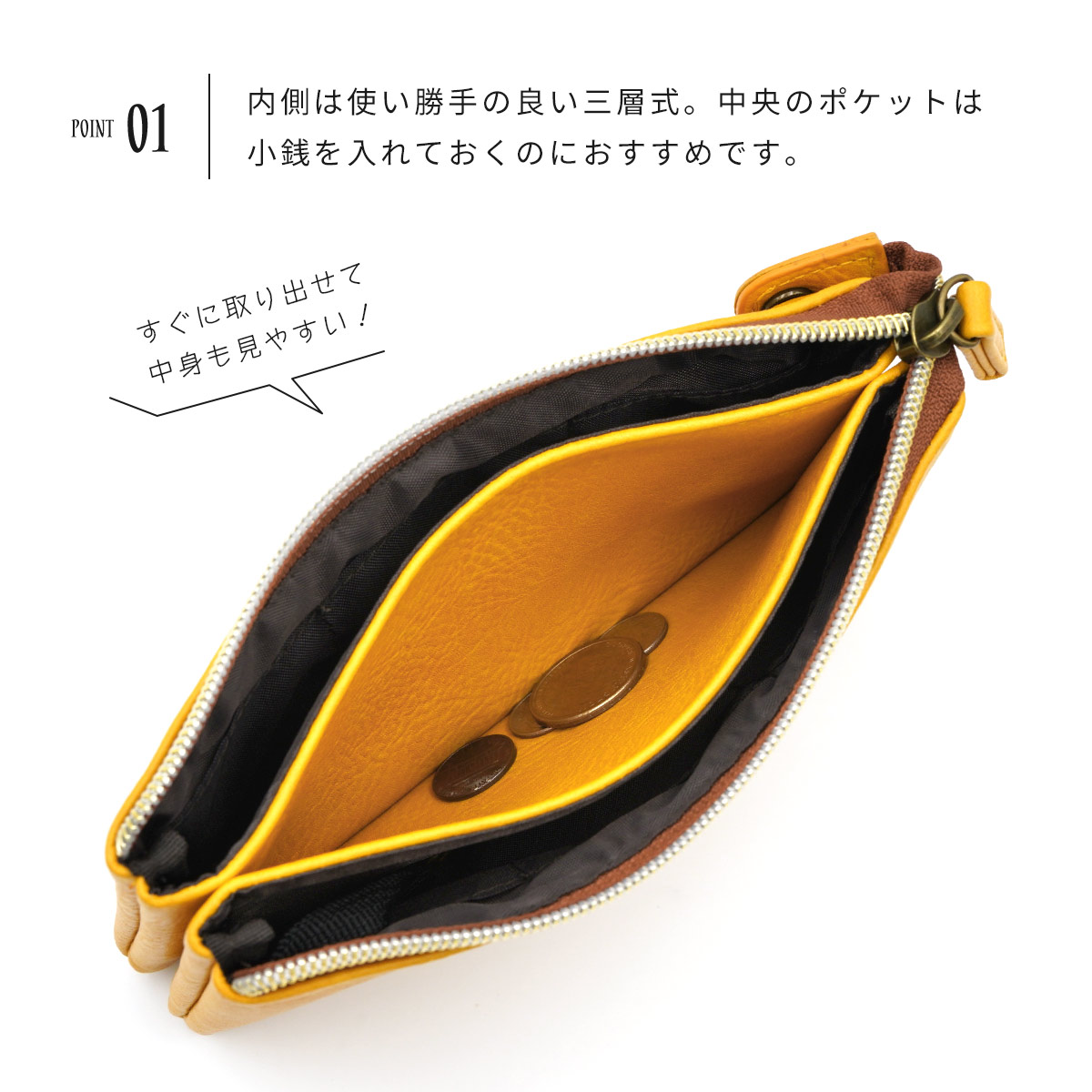 【未使用】エーテル　AETHER　かぶせ長財布　マルグリート　黄色 2025年最新】aether 財布の人気アイテム - メルカリ