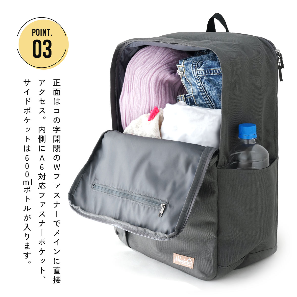 リュック 旅行 機内持ち込み A3 2way スーツケース型 大容量 軽量 バックパック メンズ レディース 2泊3日 手提げ 出張 トラベル プロペラヘッズの画像