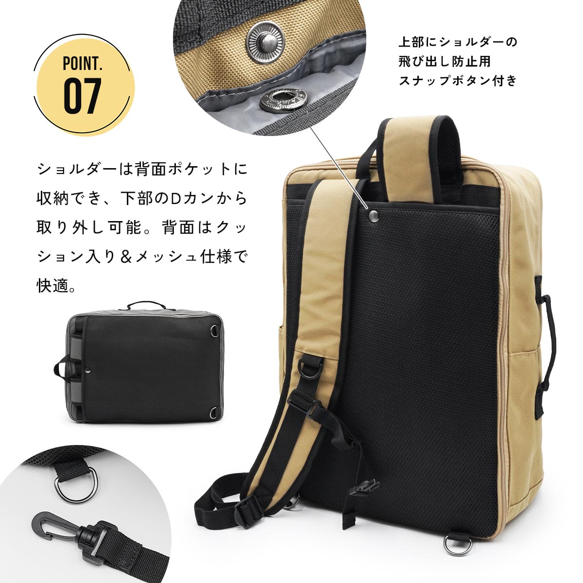 リュック 旅行 機内持ち込み A3 2way スーツケース型 大容量 軽量 バックパック メンズ レディース 2泊3日 手提げ 出張 トラベル プロペラヘッズの画像