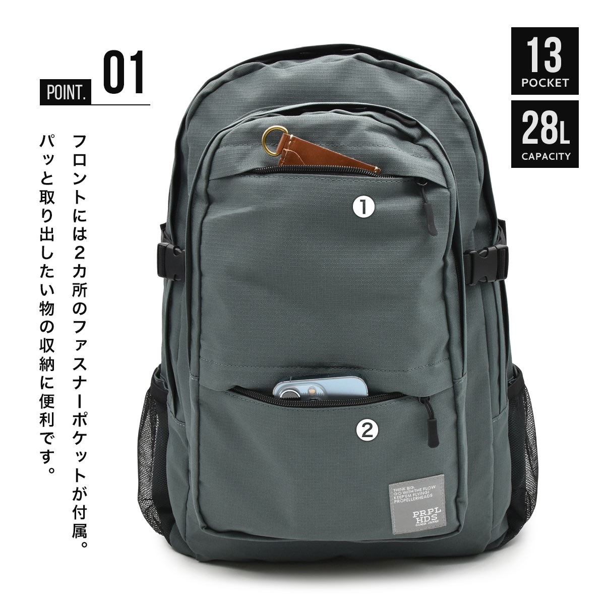 propellerheads（プロペラヘッズ） リュック レディース 大容量 通学