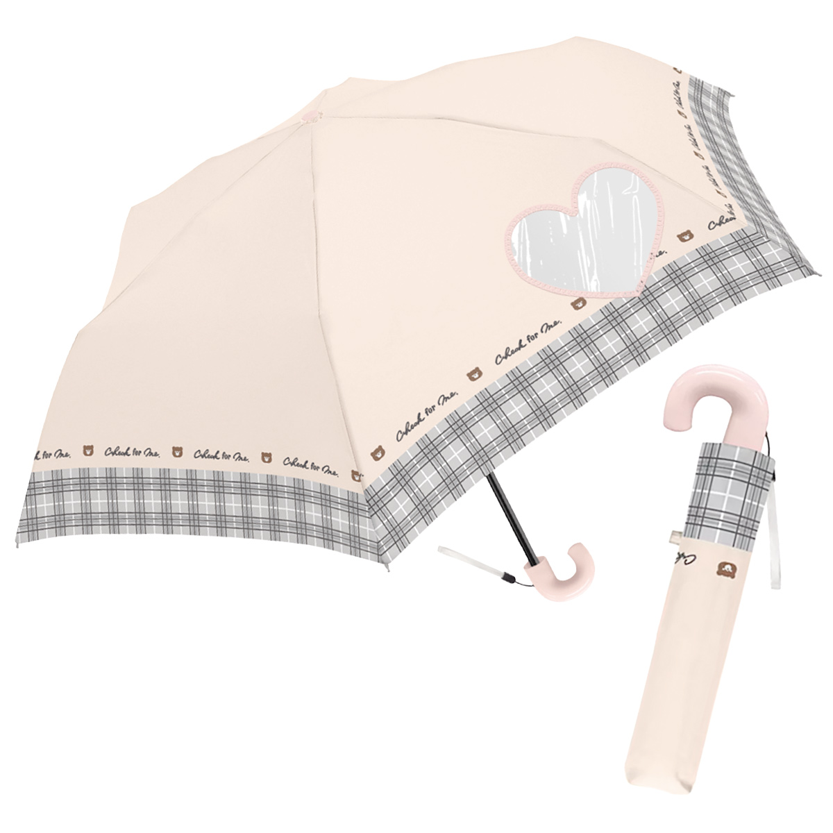 かわいい女の子の傘立て CRUX（クラックス） 傘 かわいい 58cm 日傘 女の子 晴雨兼用 通学