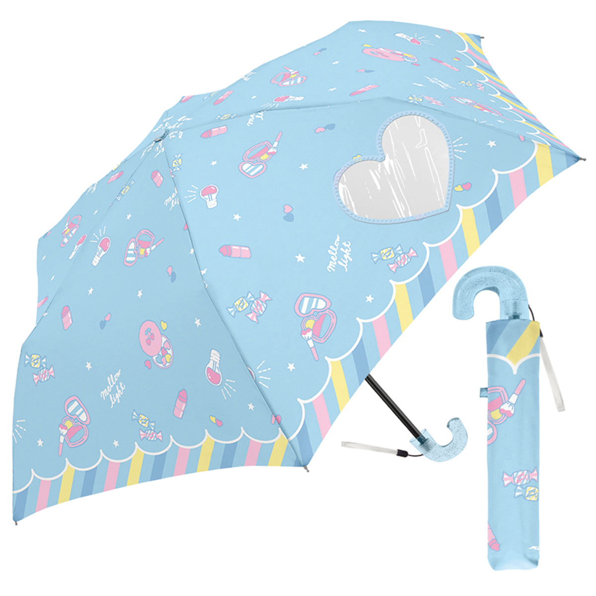 折りたたみ傘 子供用 軽量 簡単 折り畳み傘 小学生 女の子 こども