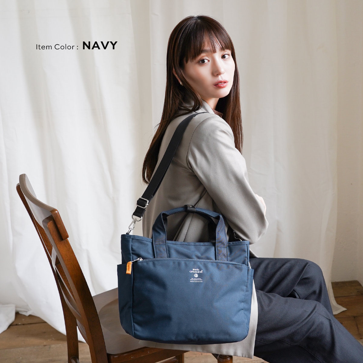 トートバッグ レディース 2way ショルダー...の詳細画像5