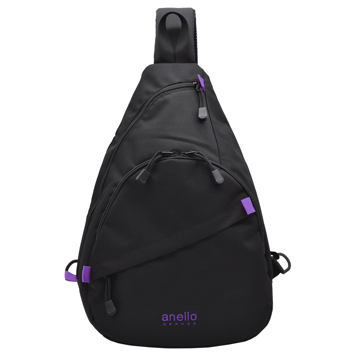 ボディバッグ レディース 大きめ きれいめ a4 撥水 アネログランデ anello キッズ 中学生 大容量 ブランド スポーツ ワンショルダーバッグ 通勤 自転車 | anello GRANDE | 04
