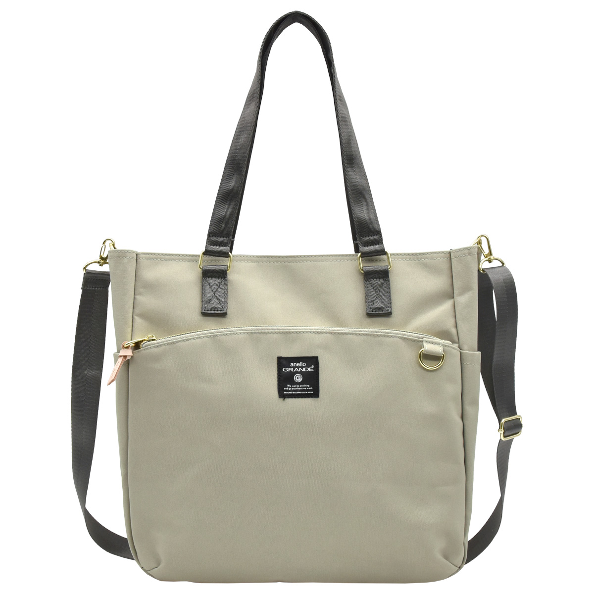 anello GRANDE トートバッグ レディース 2way 撥水 旅行 大きめ