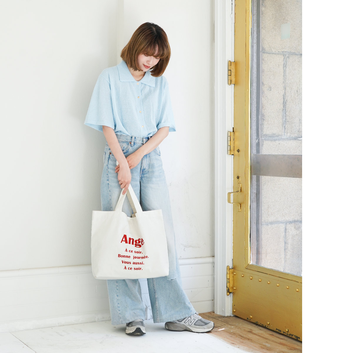 HEMING'S トートバッグ レディース エコバッグ マルシェバッグ