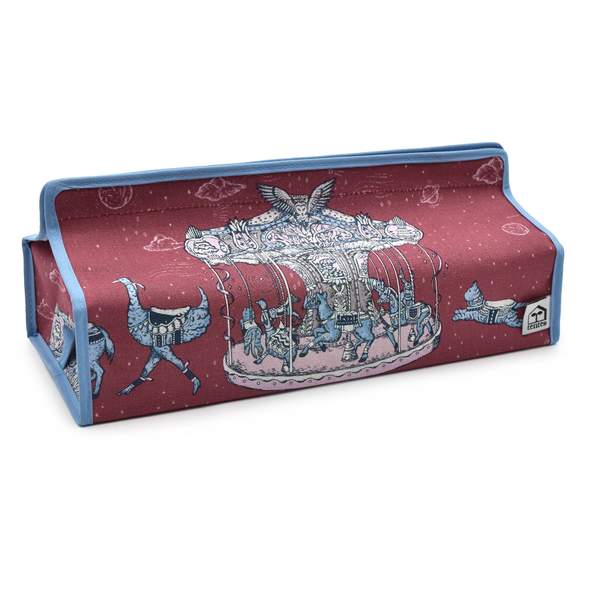 こうの愛 コラボ ティッシュケース おしゃれ 吊り下げ 車 収納 tente