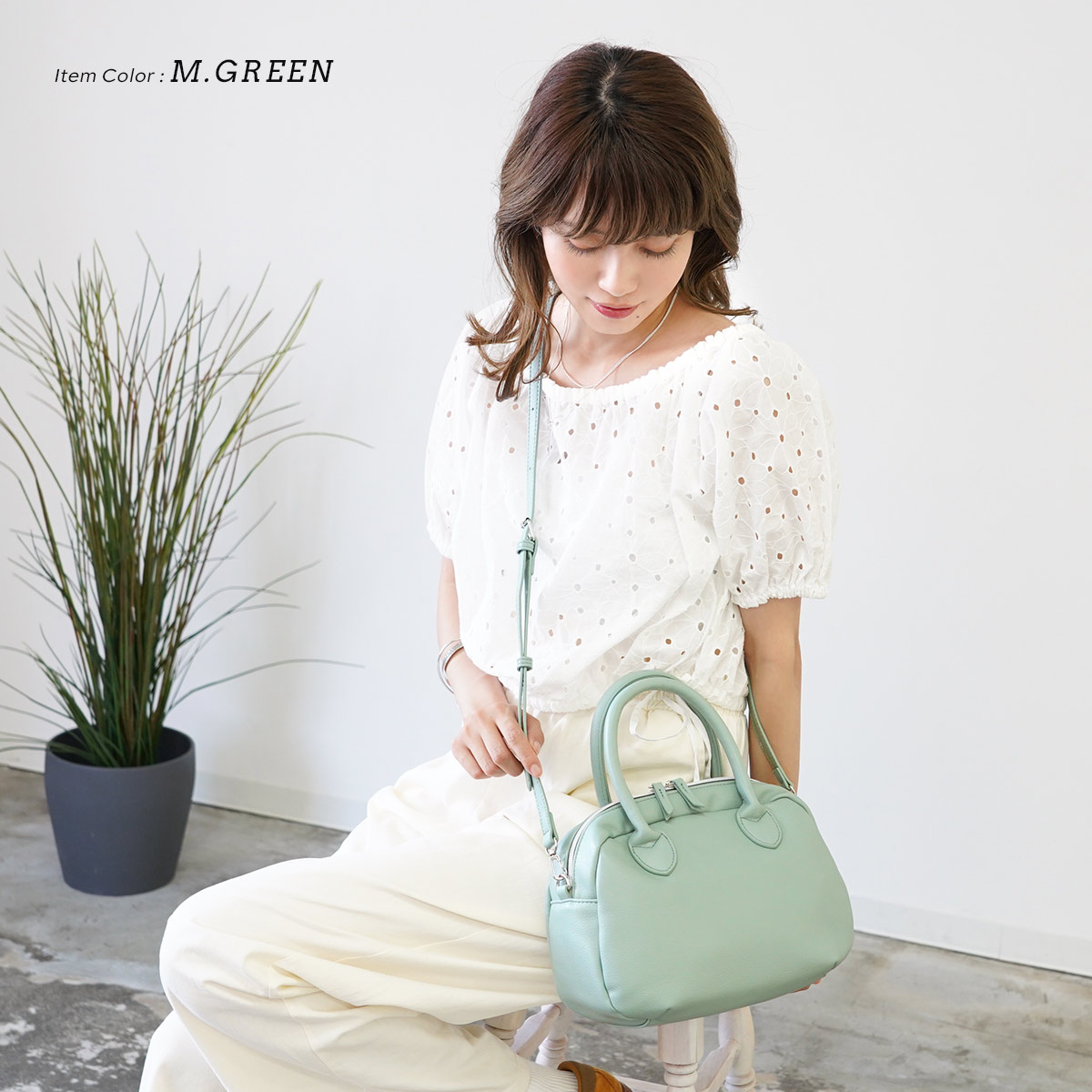 Legato Largo ショルダーバッグ レディース ボストンバッグ 斜