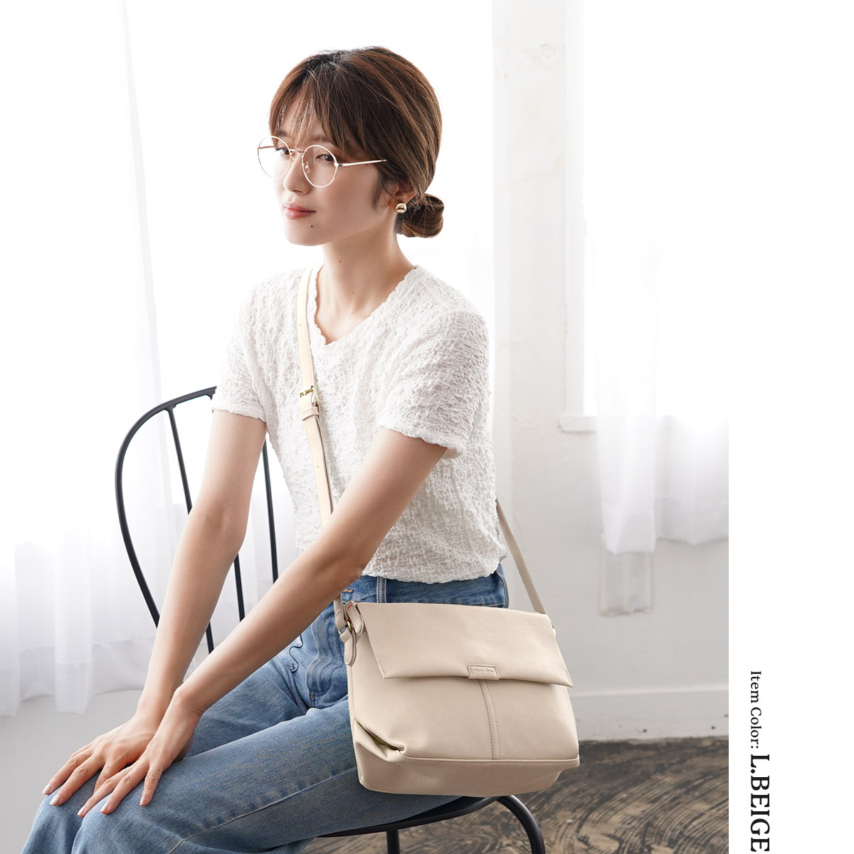 Legato Largo ショルダーバッグ レディース 斜めがけ 大人 軽量