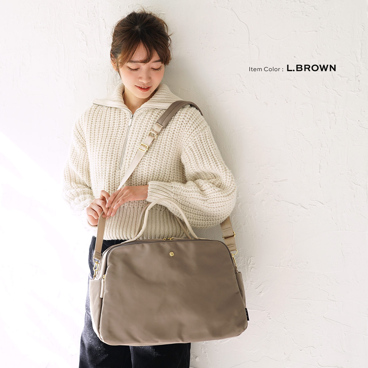 Legato Largo（レガートラルゴ） ボストンバッグ 大容量 大人 旅行