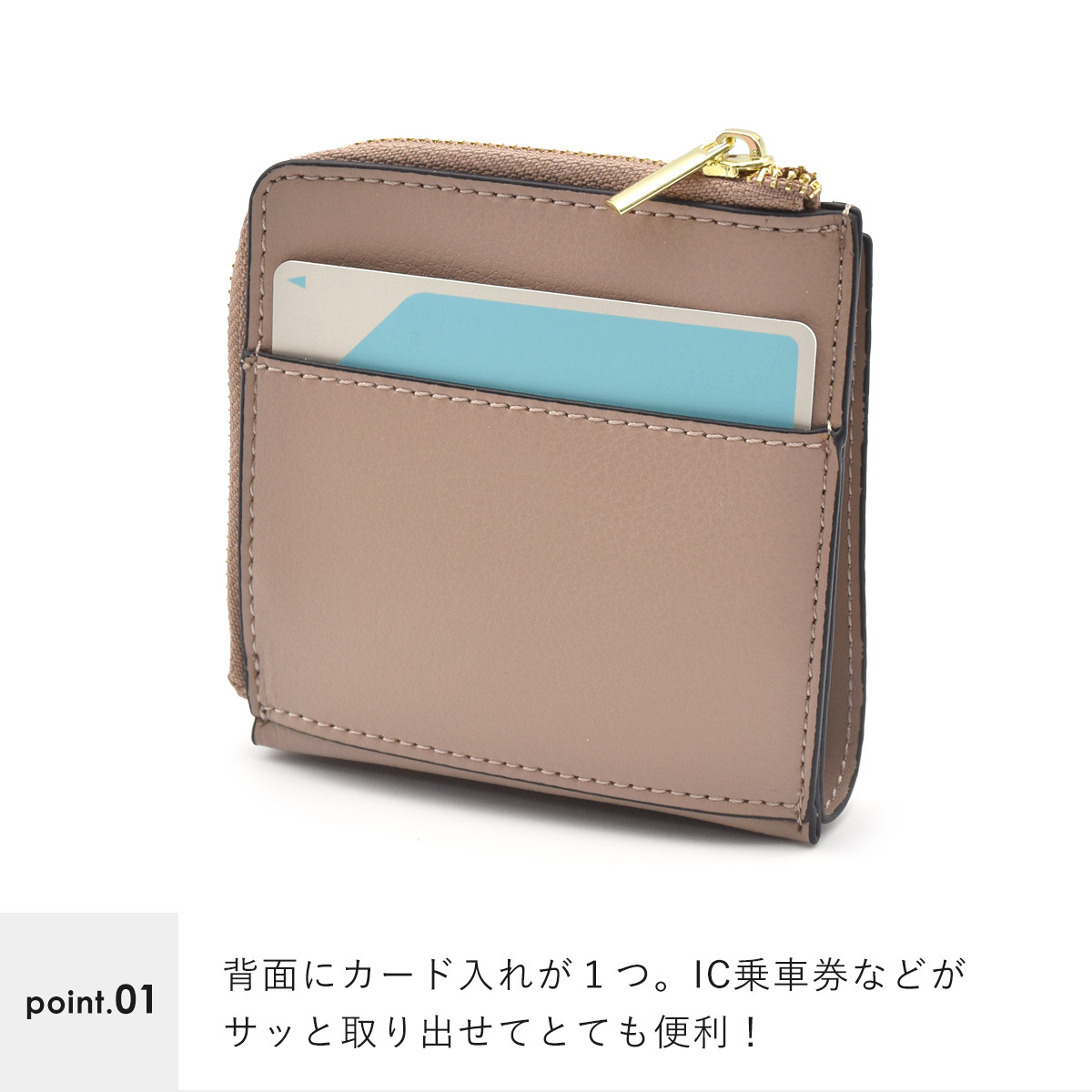 Legato Largo 財布 レディース うすいサイフ 二つ折 二つ折り