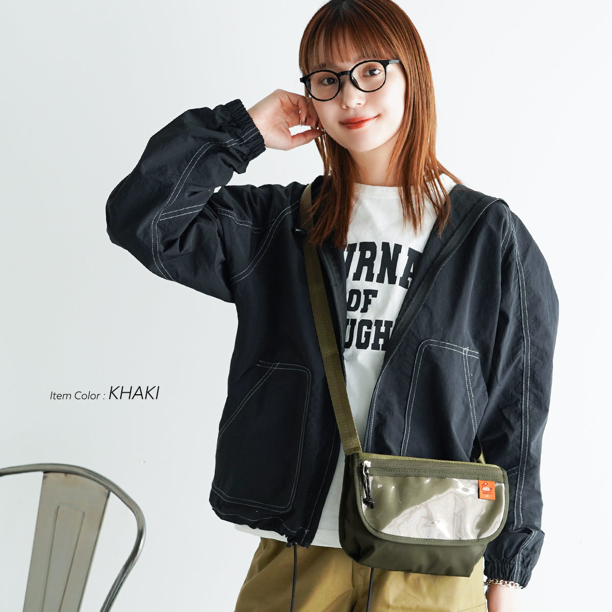 ショルダーバッグ レディース ミニ 斜めがけ スマホ クリア 小さめ