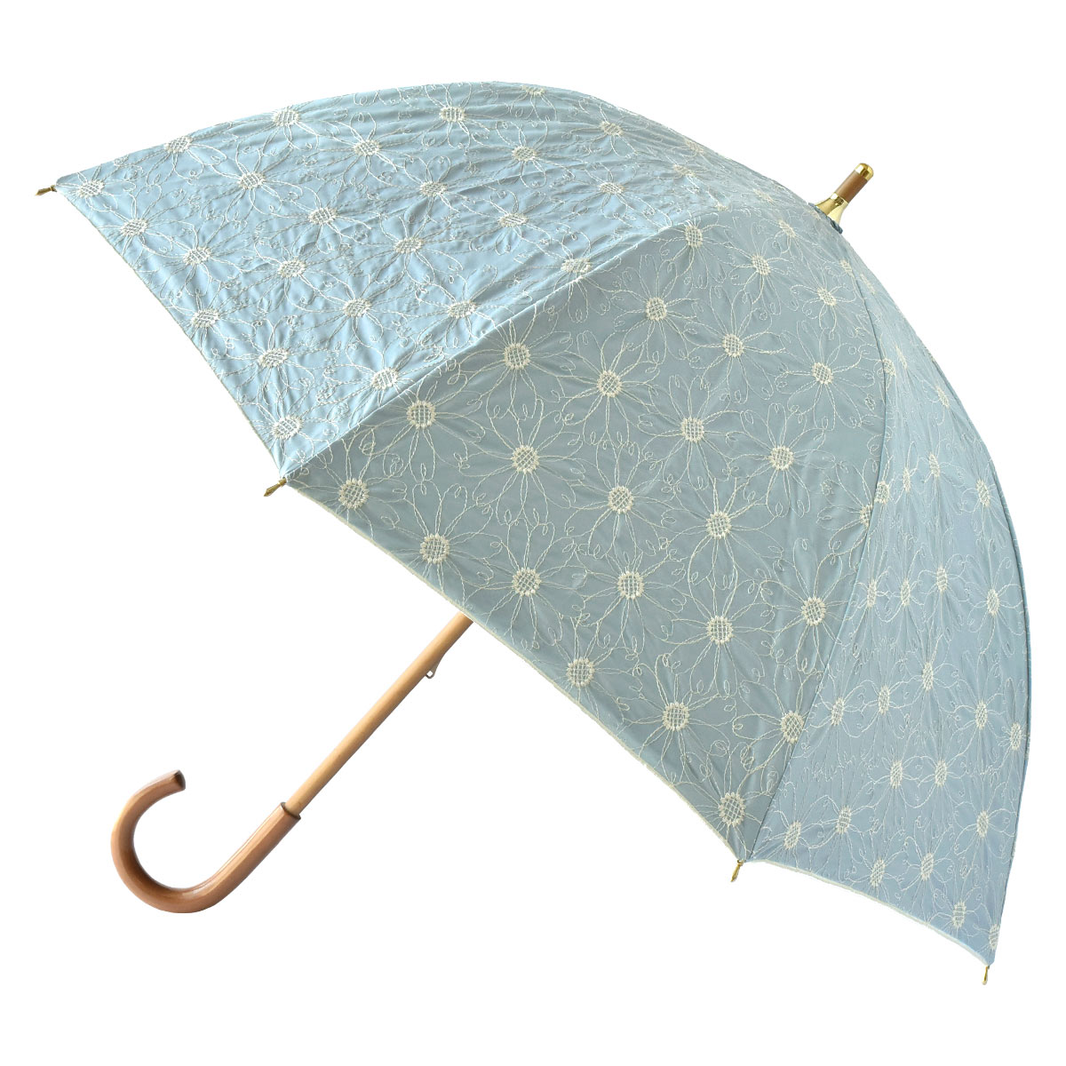 日傘 長傘 完全遮光 軽量 撥水 バンブー 母の日ギフト 遮光率100% 遮熱 涼しい かわいい ゴ...
