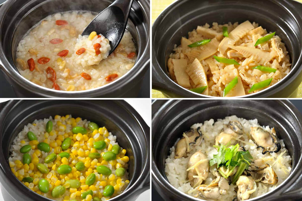 HARIO ハリオ フタがガラスのご飯釜 2〜3合 土鍋 炊飯 ご飯 直火 1合 2