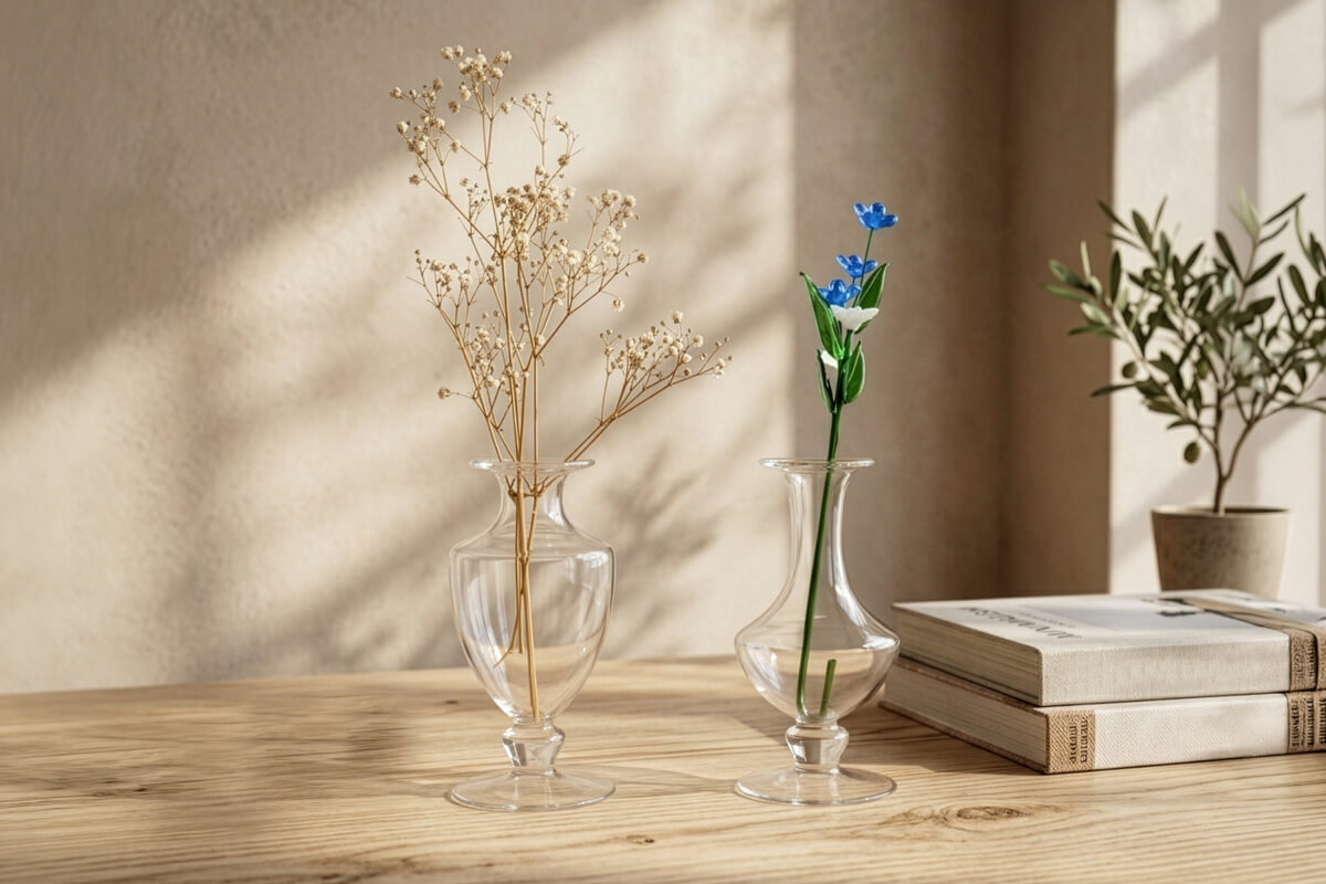 amabro アマブロ MINI VASE CLEAR ミニベース 花瓶 フラワーベース