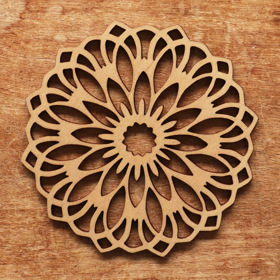 リトアニア製 コースター 木製 おしゃれ 北欧 かわいい キッチン雑貨