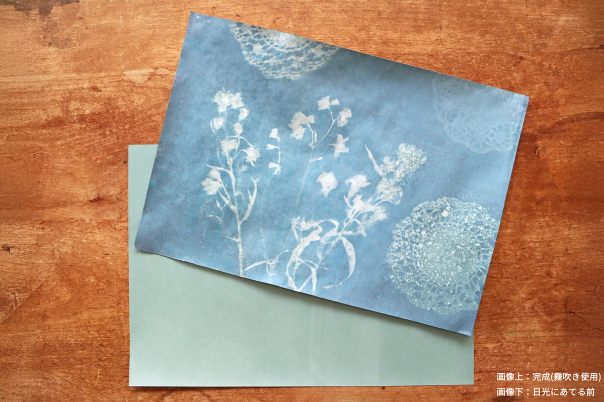 日光写真 キット 感光紙 サンプリントペーパー アート 科学 自由研究