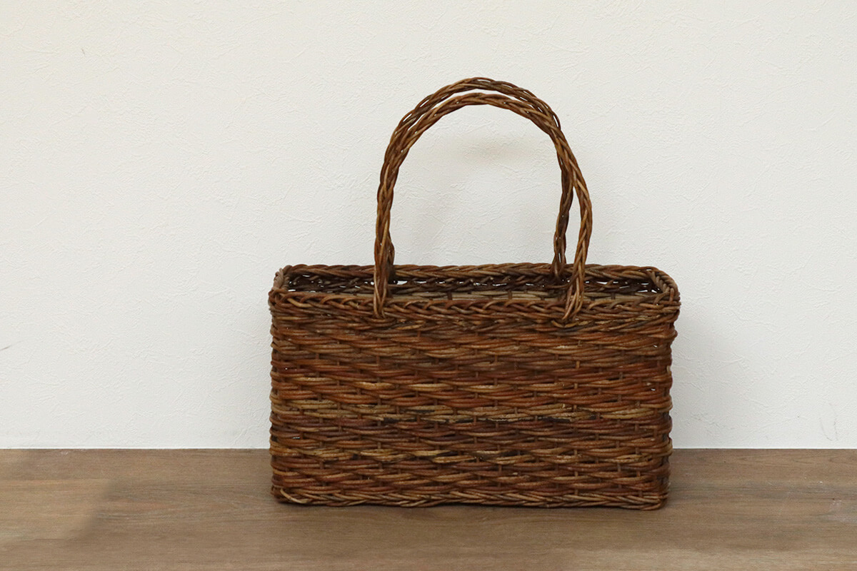 松野屋 日本製 あけび かごバッグ カゴ バスケット カゴバッグ 買い物