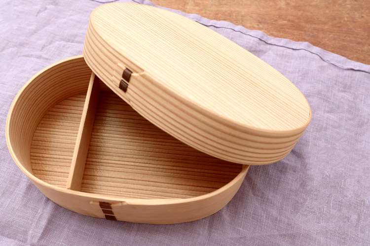 曲げわっぱ 弁当箱 無塗装 日本製 柴田 博多 国産 曲物 まげわっぱ