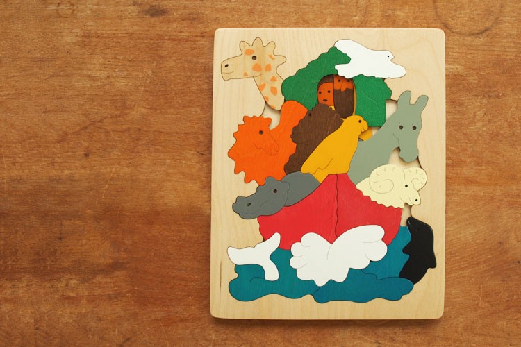 パズル 木製 おもちゃ 幼児 子供 知育玩具 オブジェ George Luck