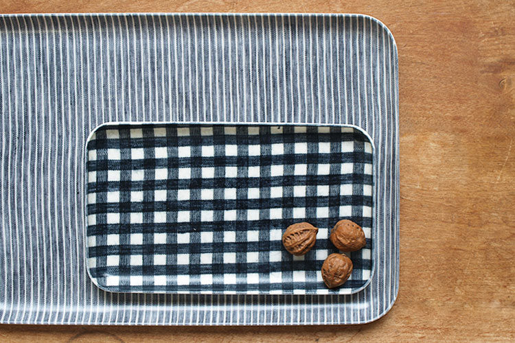 fog linen work（フォグリネンワーク） リネンコーティング トレイ M