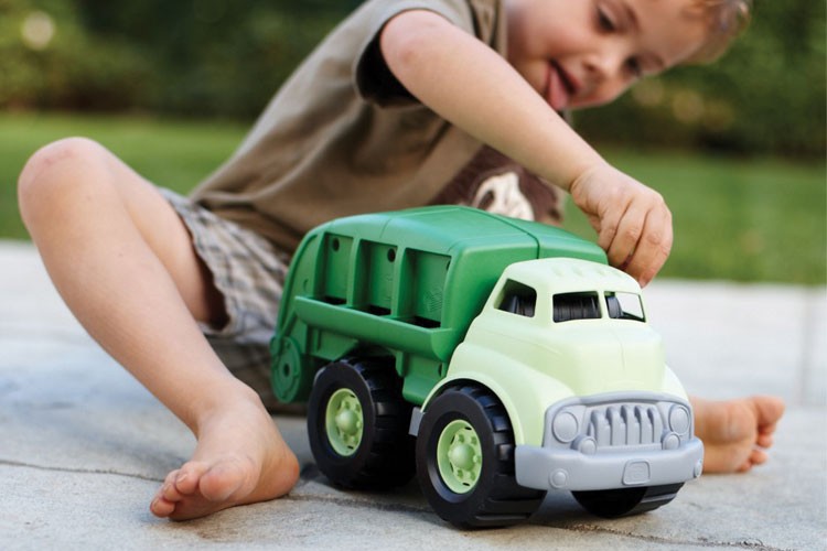 Green toys グリーントイズ リサイクリングトラック 車 砂場 おもちゃ