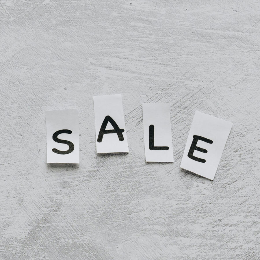 Sale! Sale! Sale!
