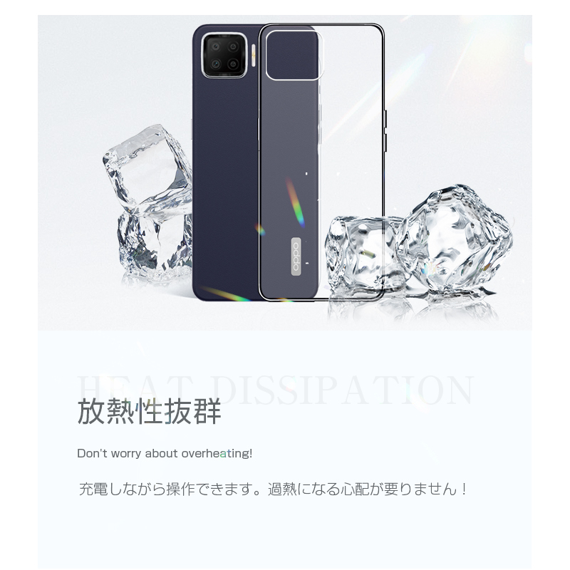 OPPO A73 本体 クリアケース付き Oppo A73 CPH2099 TPUケース クリア 透明維持 防水防滴 汚れ防止