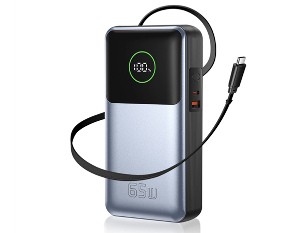 モバイルバッテリー 26800mAh 3台同時充電 iPhone17 パワーバンク ケーブル一体型 急速充電 薄型 ノートPCに充電可 PSE認証済み【PL保険加入済み製品・安心】