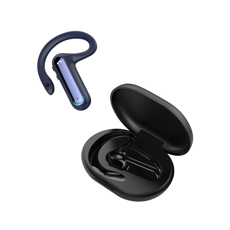骨伝導イヤホン ワイヤレスイヤホン Bluetooth5.2 Hi-Fi高音質 ブルートゥースイヤホン 耳を塞がない  イヤーフック付き ワイヤレスシングルイヤホン 右耳専用｜slub-shop｜02