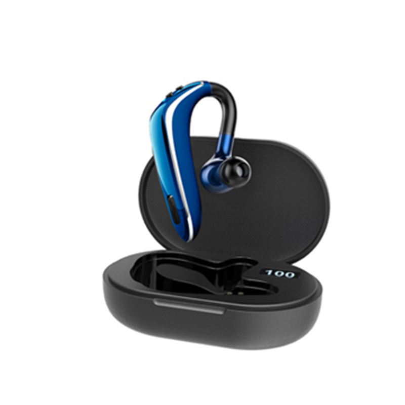ワイヤレスイヤホン Bluetooth5.2 ブルートゥースイヤホン ビジネス 片耳 耳かけ式 耳掛け式 左右耳兼用 180°回転 マイク内蔵 ノイズキャンセリング 大容量｜slub-shop｜04