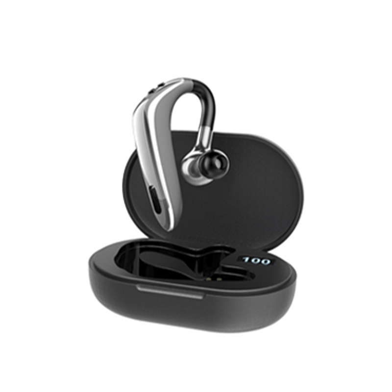 ワイヤレスイヤホン Bluetooth5.2 ブルートゥースイヤホン ビジネス 片耳 耳かけ式 耳掛け式 左右耳兼用 180°回転 マイク内蔵 ノイズキャンセリング 大容量｜slub-shop｜03