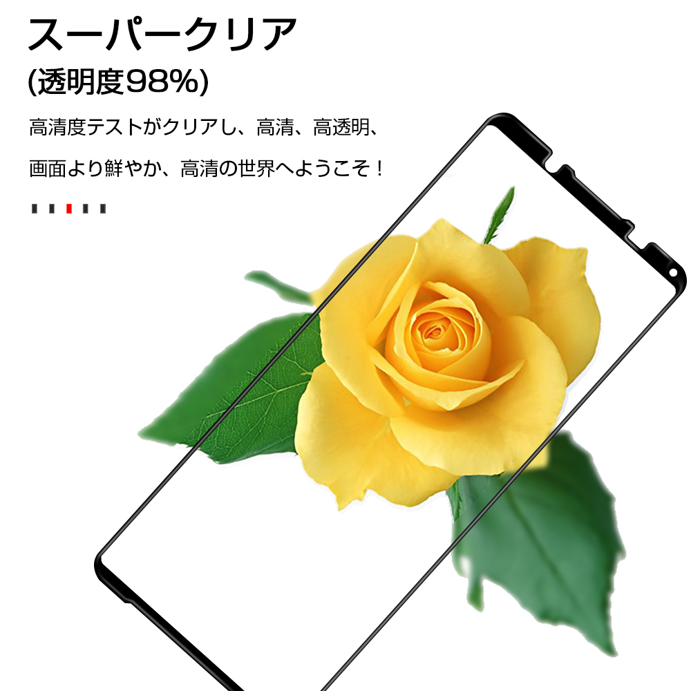 Xperia 1 IV SO-51C 強化ガラスフィルム au SOG06 画面保護フィルム 