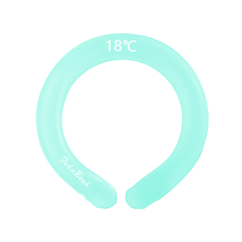 アイスリング クールリング ネック用 ネックピロー型 首冷却 アイスネックバンド 冷却グッズ 熱中症予防 即冷却温度 ひんやり 28度キープ 抗菌加工プラ｜slub-shop｜02